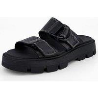 Sorel Womens Rein Cb Slide Sandals - Black