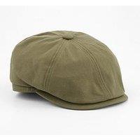 Barbour Fawdon Bakerboy Flat Cap- Khaki