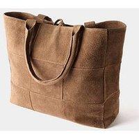 Mint Velvet Mia Suede Woven Tote Bag
