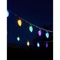 Smart Solar Multipower Pinecone String Lights - Set Of 30