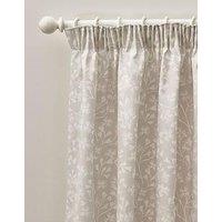 Catherine Lansfield Brooke Floral Pencil Pleat Curtains