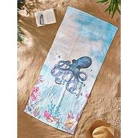 Catherine Lansfield Octopus 100% Cotton Beach Towel