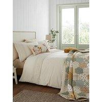 Catherine Lansfield Broderie Anglaise Duvet Set - Cream
