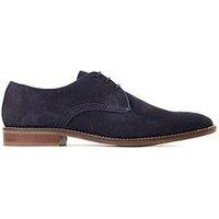 Base London Bronte Suede Lace Up Formal Shoe - Navy