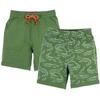 Frugi Boys Rocky Reversible Shorts - Green