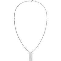 Calvin Klein Grid Men'S Necklace Silver