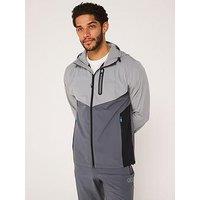 Oex Mens Fell Track Top - Charcoal - Grey