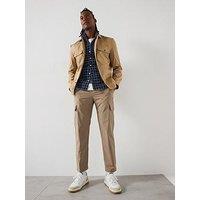 Mango Ozen Performance Lightweight Cargo Trousers - Brown