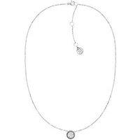 Tommy Hilfiger Crystal Ladies Necklace Silver