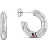 Tommy Hilfiger Circles Ladies Earrings Silver