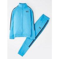 Under Armour Junior Boys Icon Knit Tracksuit - Blue