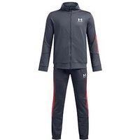 Under Armour Junior Boys Icon Knit Tracksuit - Grey