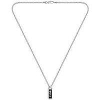 Boss Kassy Emblem Men'S Necklace Silver