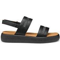 Geox Camalei Flatform Sandal - Black