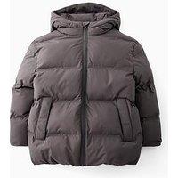 V By Very Boys Heavy Weight Padded Coat - Grey