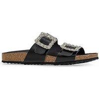 Geox Brionia Buckle Sandal - Black
