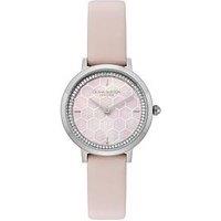 Olivia Burton Ultra Slim Honeycomb Ladies Watch Pink