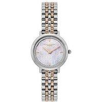 Olivia Burton Ultra Slim Honeycomb Ladies Watch Two-Tone
