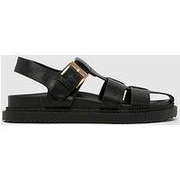 Schuh Taria Fisherman Sandals - Black