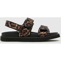 Schuh Tiesha Footbed Sandals - Leopard