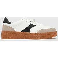 Schuh Malani Gum Sole Trainers - Off White