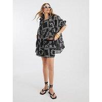 River Island Embellished Shorts - Black