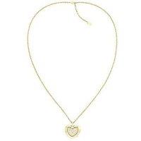 Coach Heart Necklace Ladies Watch Gold