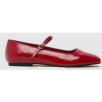 Schuh Lyra Mary Jane Ballerina Shoes - Red