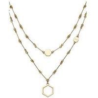 Olivia Burton Honeycomb Classic Ladies Necklace Gold