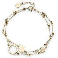 Olivia Burton Honeycomb Classic Ladies Bracelet Gold