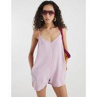 River Island Strappy Playsuit - Lilac