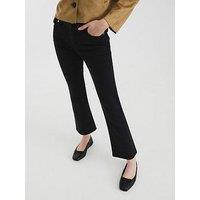 River Island Crop Bootcut Jeans - Black