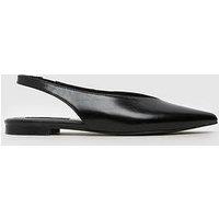 Schuh Lace Slingbacks - Black