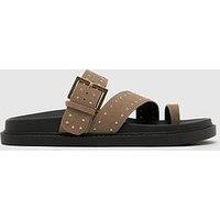 Schuh Tarha Studded Sandal - Beige