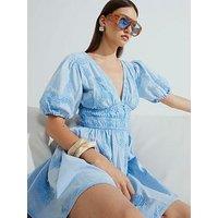 River Island Mini Cornelli Dress - Blue