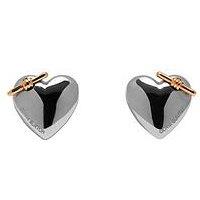 Olivia Burton Knot Heart Ladies Earrings Silver