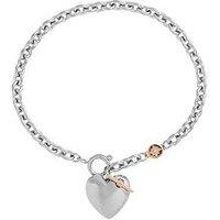 Olivia Burton Knot Heart Ladies Bracelet Silver