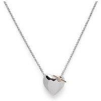 Olivia Burton Knot Heart Ladies Necklace Silver