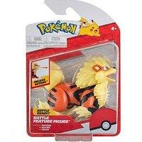 Pokemon Pok&Egrave;Mon Arcanine Battle Feature Figure - 4.5-Inch Arcanine Battle Ready Figure With Fire Missile Attack