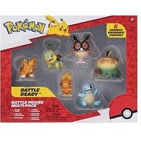 Pokemon Pok&Eacute;Mon Unova Battle Figure 6 Pack - Features 2-Inch Pawmi, Squirtle, Torchic, Turtwig, Hoothoot, And Appleton Battle Figures