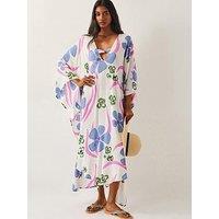 Monsoon Fiona Kaftan - Ivory