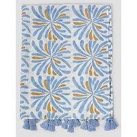 Monsoon Cece Woodblock Sarong - Blue