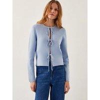 Monsoon Tula Tie Cardigan - Blue