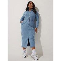 Yours Denim Dress - Black