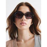 River Island Oval Watch Link Sunglasses - Green