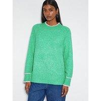 Monsoon Oti Oversize Jumper - Green