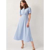 Monsoon Ruth Dress - Blue