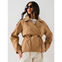 Vero Moda Short Trench Coat - Beige