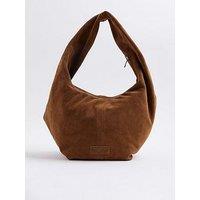 River Island Suede Twist Shoulder - Brown