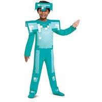 Minecraft Diamond Armor Fancy Dress Costume
